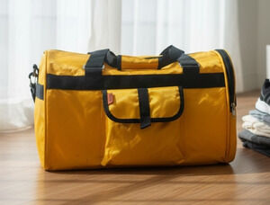Prefer Pets Yellow Canvas Pet Carrier 17x11x12 Airline Approved Dog Cat Travel